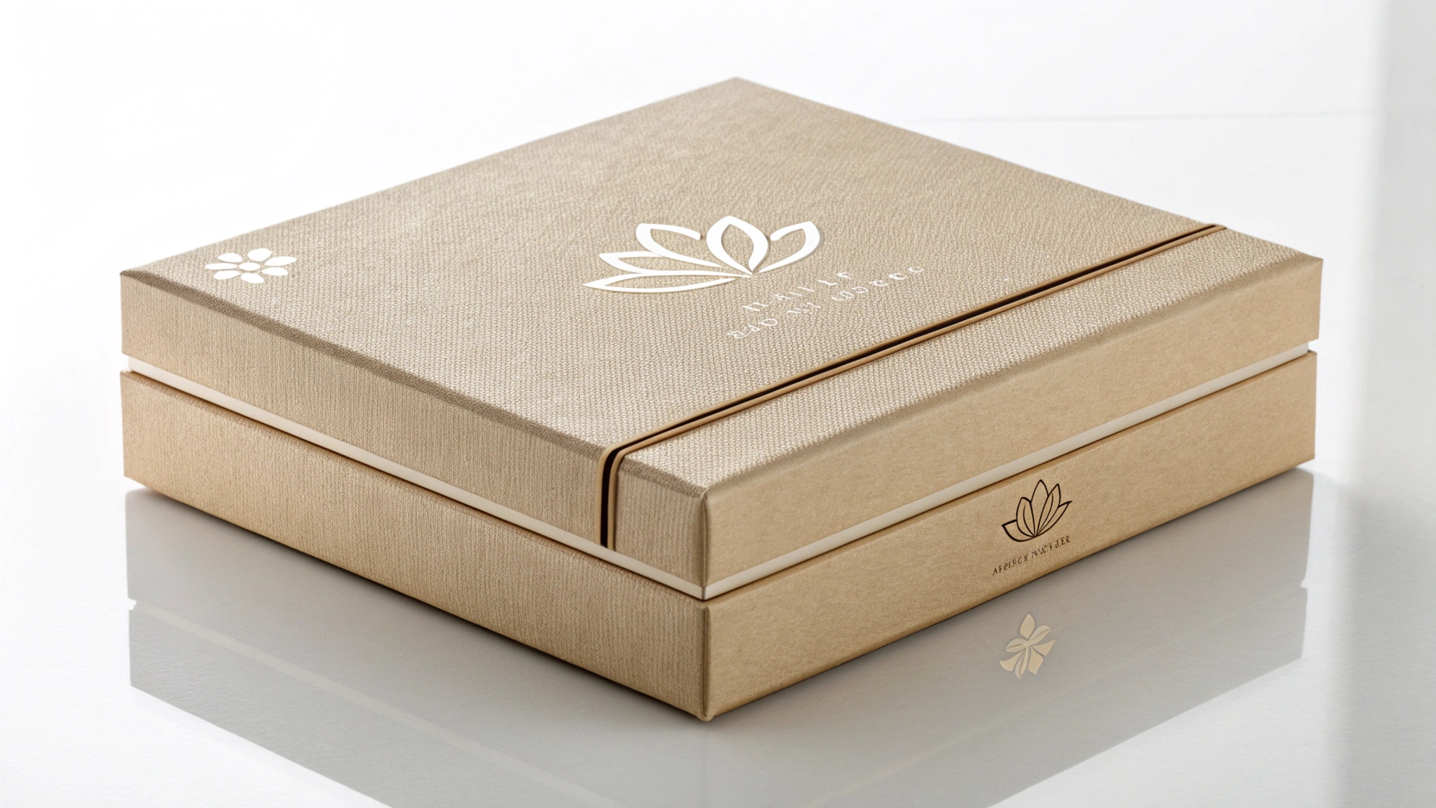 consumer choice for green packaging consumer holding a paper gift box with natural texture