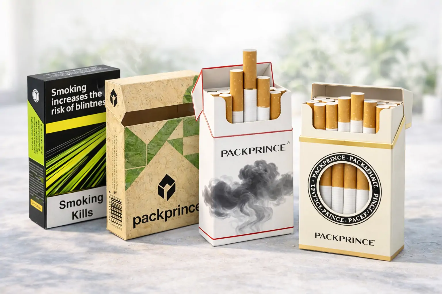 Popular Colors of Cigarette Box