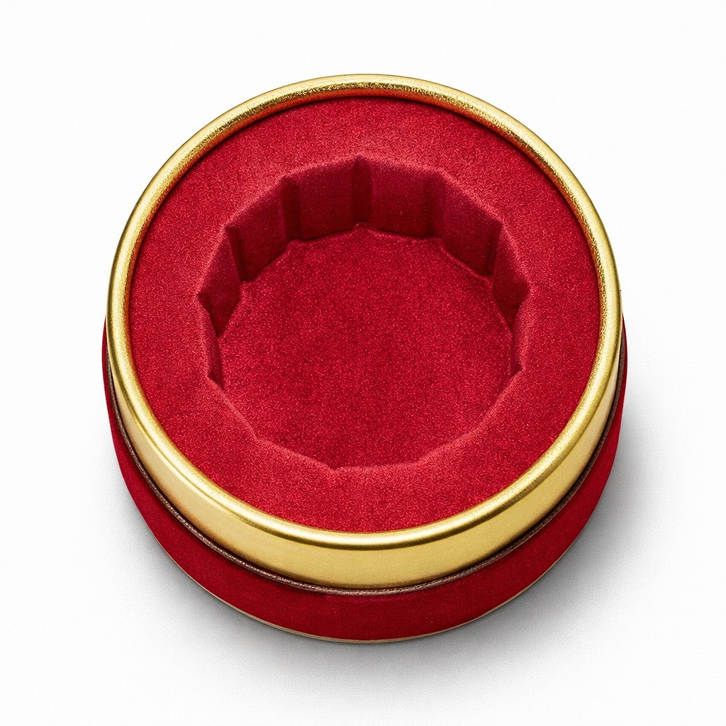 Luxury custom cream tube box with rigid cylindrical structure and foil stamped logo