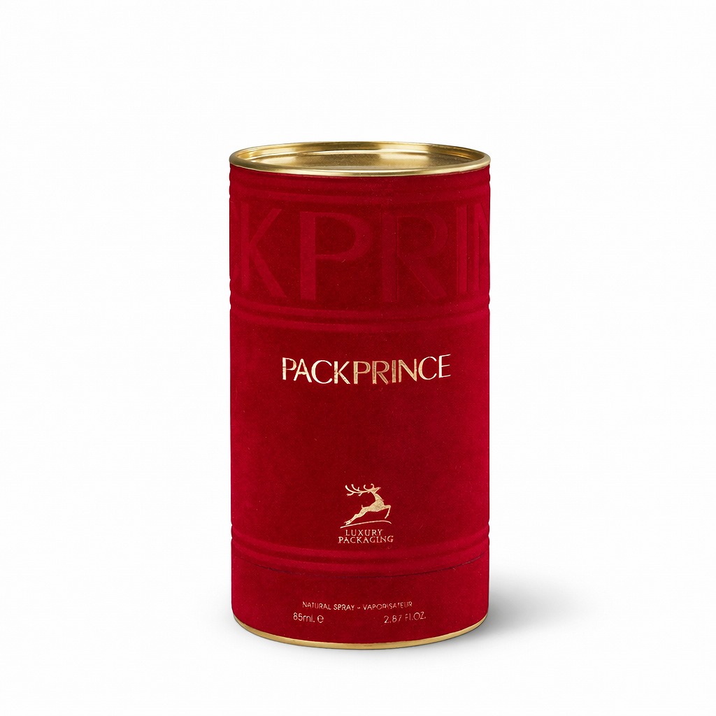 Luxury custom cream tube box with rigid cylindrical structure and foil stamped logo