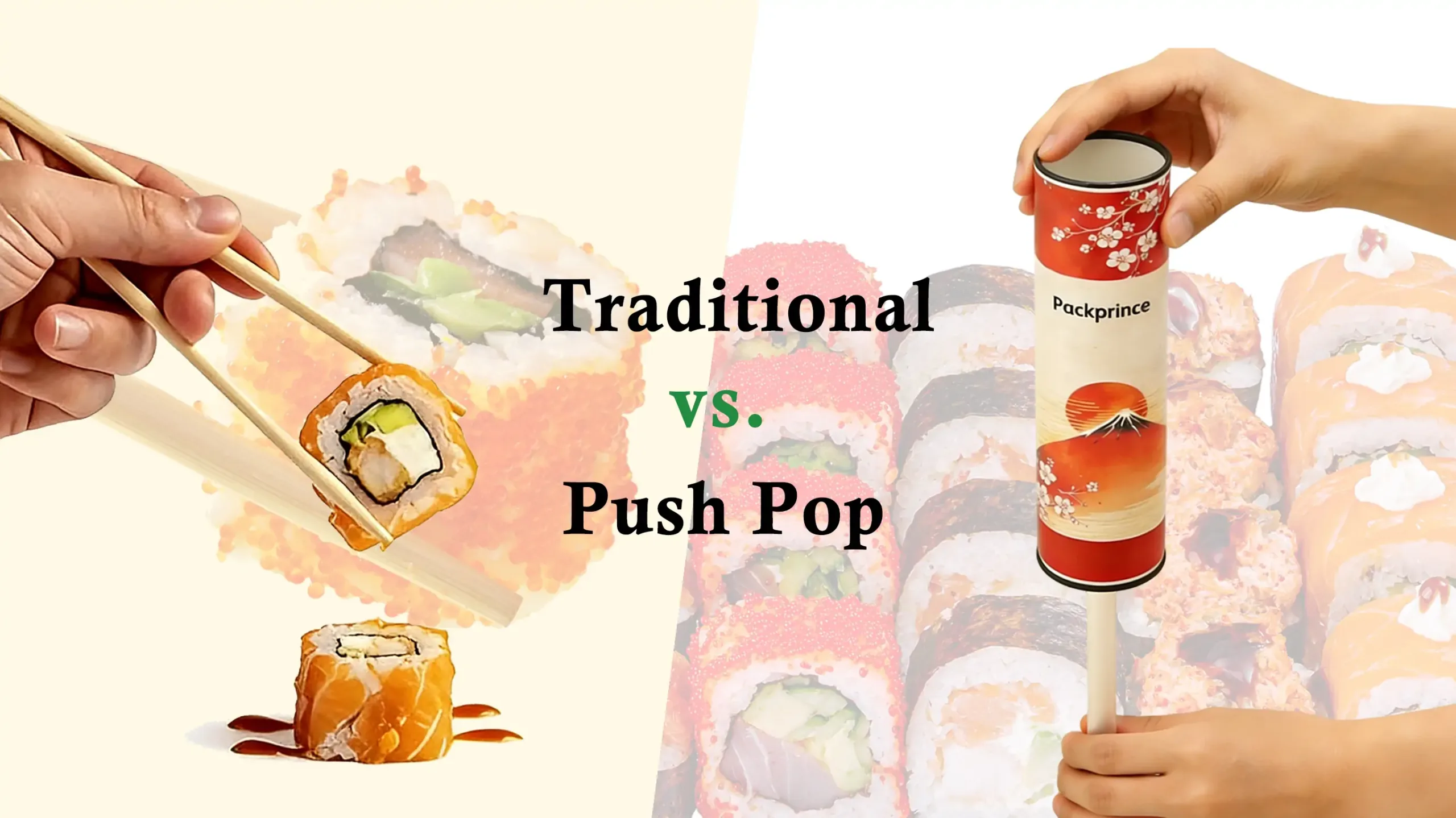 Sushi Push-Up Tubes
