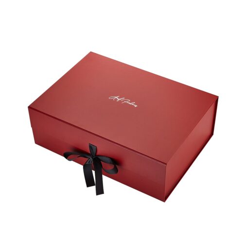 Custom Luxury Apparel Boxes With Bow
