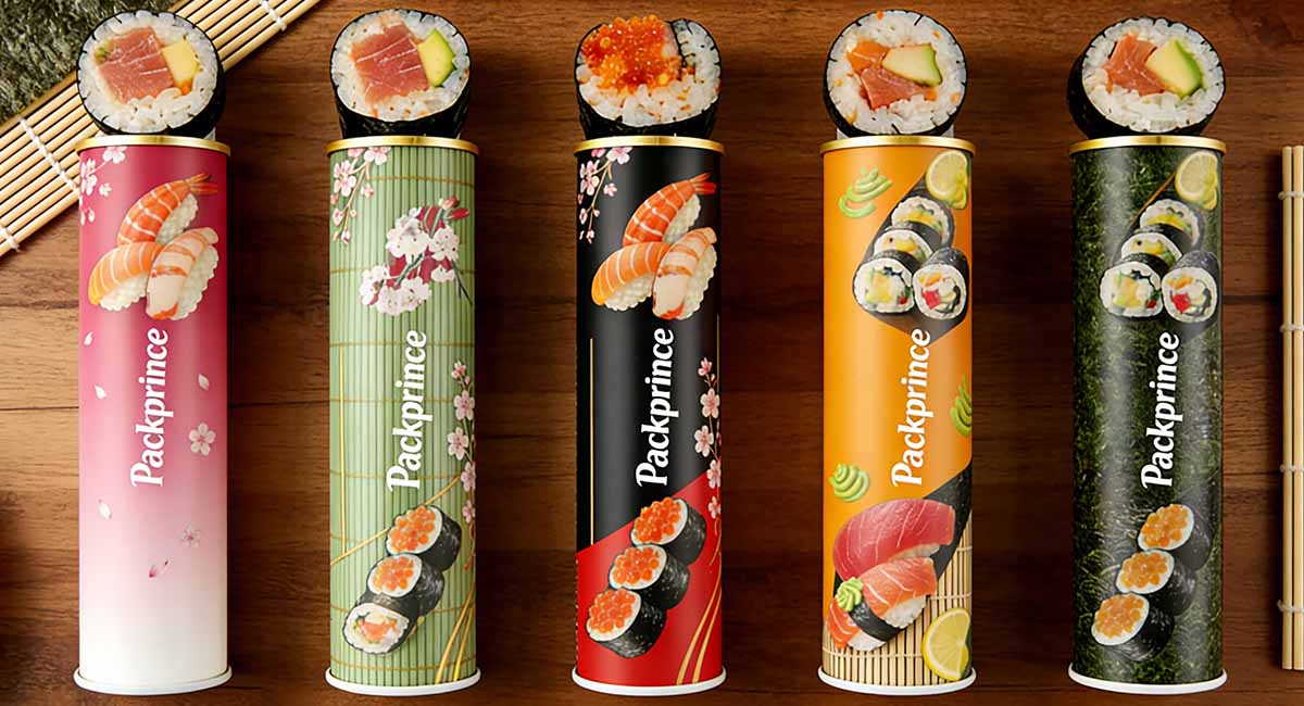 sushi push pop packaging