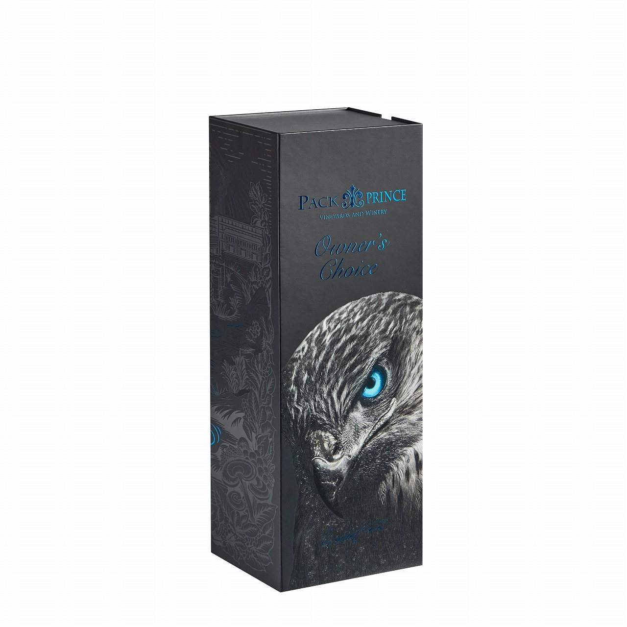 3d uv rigid wine box with Scodix effect