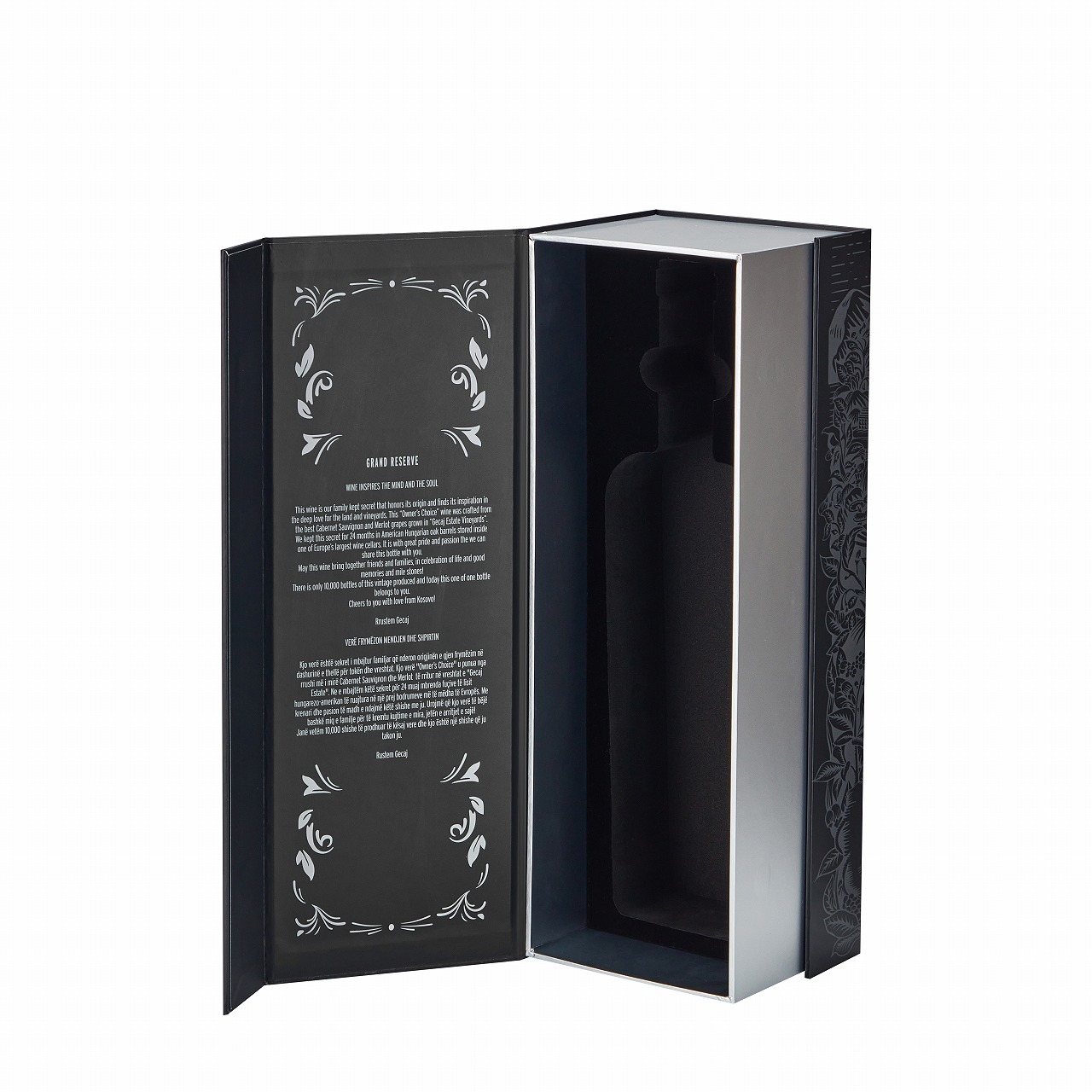 Premium 3d uv rigid wine box