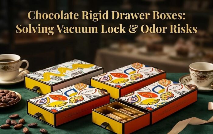 Chocolate Rigid Drawer Boxes Solving Vacuum Lock & Odor Risks